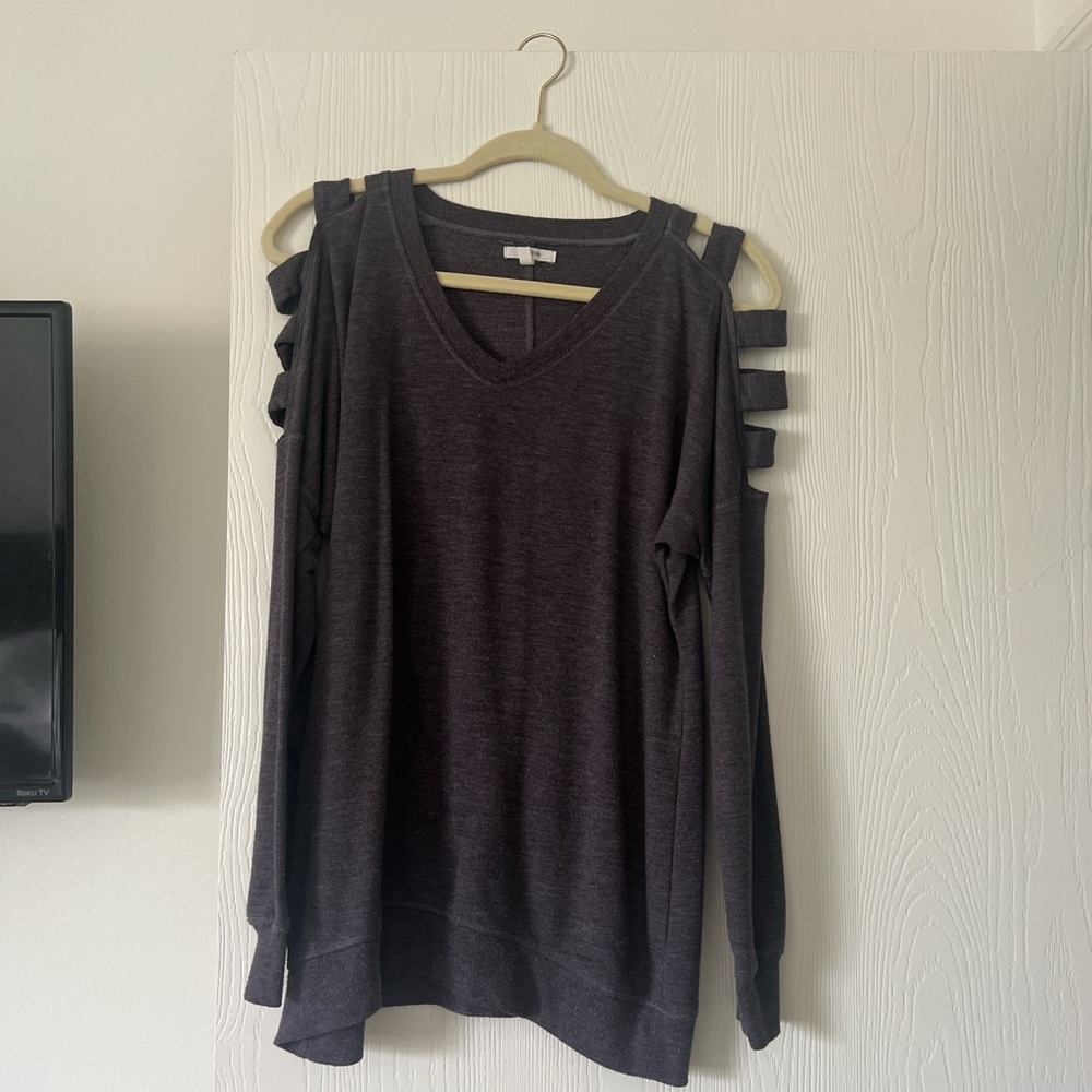 Light weight long sleeve purple shirt